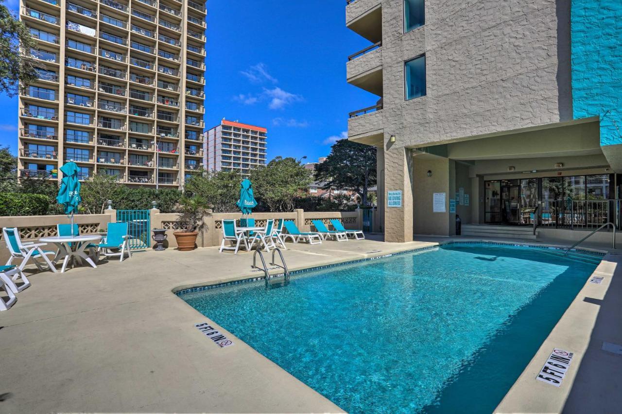 Myrtle Beach Condo With Pool Access Walk To Beach! Exteriör bild