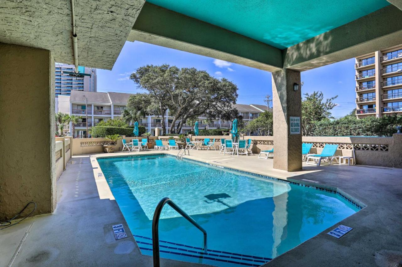 Myrtle Beach Condo With Pool Access Walk To Beach! Exteriör bild